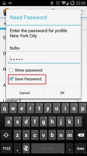 VPN Android Password