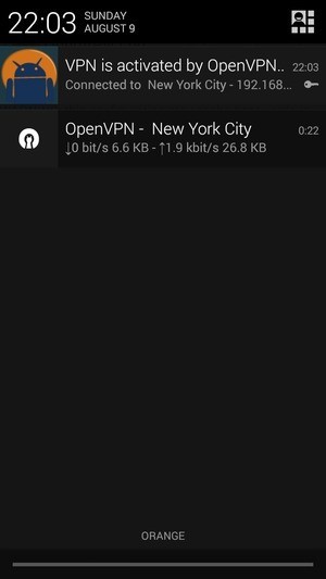 VPN Connected Android