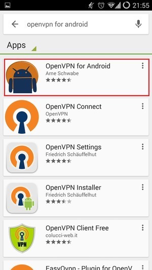 Android OpenVPN 