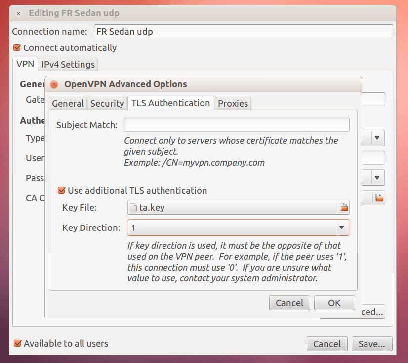 generate ta.key openvpn on vpn setup â‹† VPNBaron to How Linux Knowledgebase